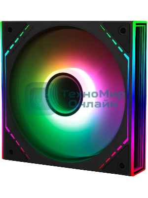 Кулер для корпуса Thermalright TL-M12R-S Reverse (124x120x25mm, 4-pin PWM, ARGB, 34.43CFM, 23.2dBA, 1500RPM, черный)