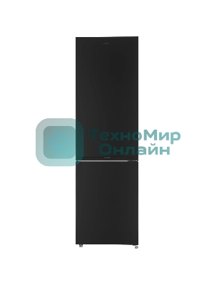 Холодильник Candy CFN6200B черный двухкамерный 243/91л морозилка снизу, No Frost