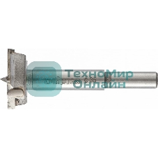 Сверло Сибртех Форстнера по дереву, 35 мм, цилиндрический хвостовик