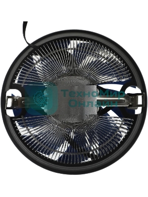 Кулер для процессора Digma D-CPC95-2 синий/черный, 120 мм, алюминий, 1500 об/мин, 29 дБ, 3 pin, 95 Вт, 66 мм