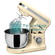 Миксер планетарный BBK KBM1401 бежевый, 1500 Вт, 4 л