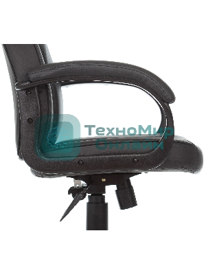 Кресло игровое Zombie GAME 17 черный, текстиль/эко.кожа, крестовина пластик