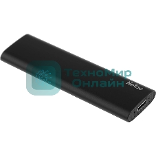 Внешний SSD Netac Z SLIM, 250 Gb, USB 3.2 Gen 2 Type-C, R/W 550/480, черный