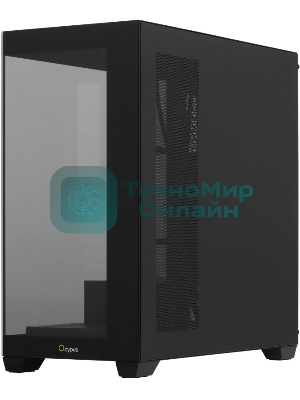 Компьютерный корпус Ocypus Gamma C72 BK ATX/win/black/no PSU/Tempered Glass