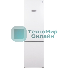 Холодильник Weissgauff CBN2WB1W2 INVERTER белый двухкамерный 280/108л морозилка снизу, No Frost