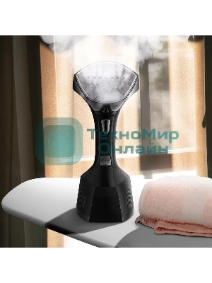 Отпариватель Kitfort КТ-9272 черный, 2000 Вт, 40 г/мин, 360 мл