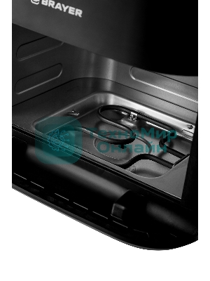 Аэрогриль Brayer BR2057 черный, 2200 Вт, 8.5 л, сенсор, 10 программ