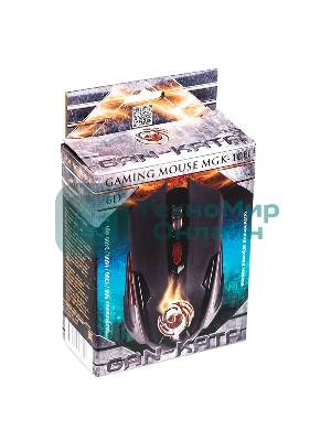 Мышь проводная Dialog Gan-Kata MGK-10U черный, 2400 dpi, USB, кнопки - 6