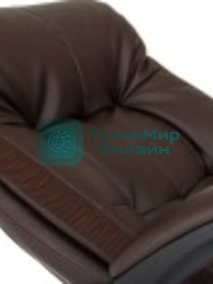 Кресло Бюрократ CH-824MSG-BF коричневый, экокожа