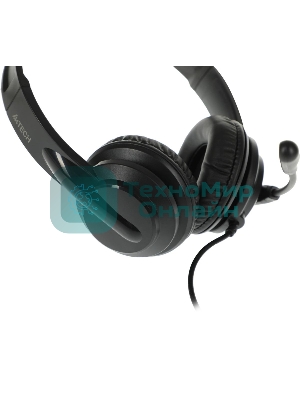 Гарнитура A4Tech HU-10 чёрный, проводная