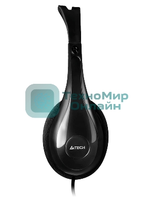 Гарнитура A4Tech HU-9 чёрный, проводная