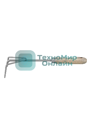 Рыхлитель трехзубый Palisad LUXE 100х345 мм, стальной, рукоятка из ясеня