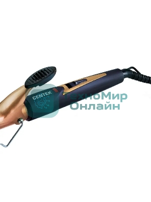Щипцы для завивки волос Centek CT-2088 черный/бронзовый, 25 мм, 200 °C, 1 режим