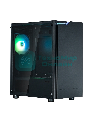 Компьютерный корпус ZALMAN T4 PLUS, MATX, черный, WINDOW, 1 x Combo (3.5'' or 2.5''), 1x3.5'', 2x2.5