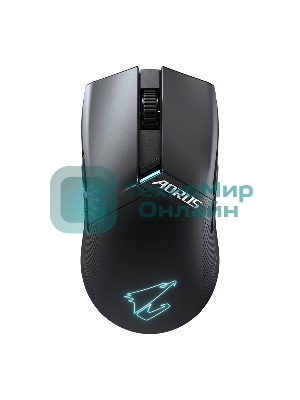 Мышь беспроводная/проводная Gigabyte GM-AORUS M6 черный, 26000 dpi, радиоканал, USB, кнопки - 8