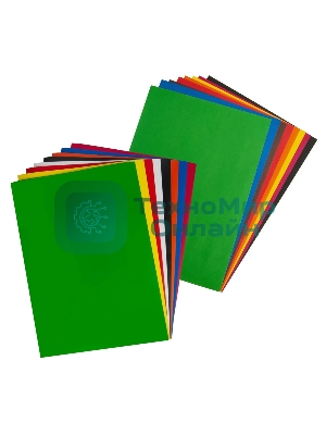 Набор картона/бумаги Silwerhof Скейтбордист 16 лист., 8цв., 230г/м2, 1 дизайн