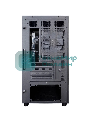 Компьютерный корпус 1STPLAYER MIKU Mi5 ARGB Black, mATX, 3x120мм ARGB fans