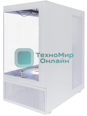 Компьютерный корпус 1STPLAYER MIKU Mi7-A белый, ATX, 3x120мм LED fans