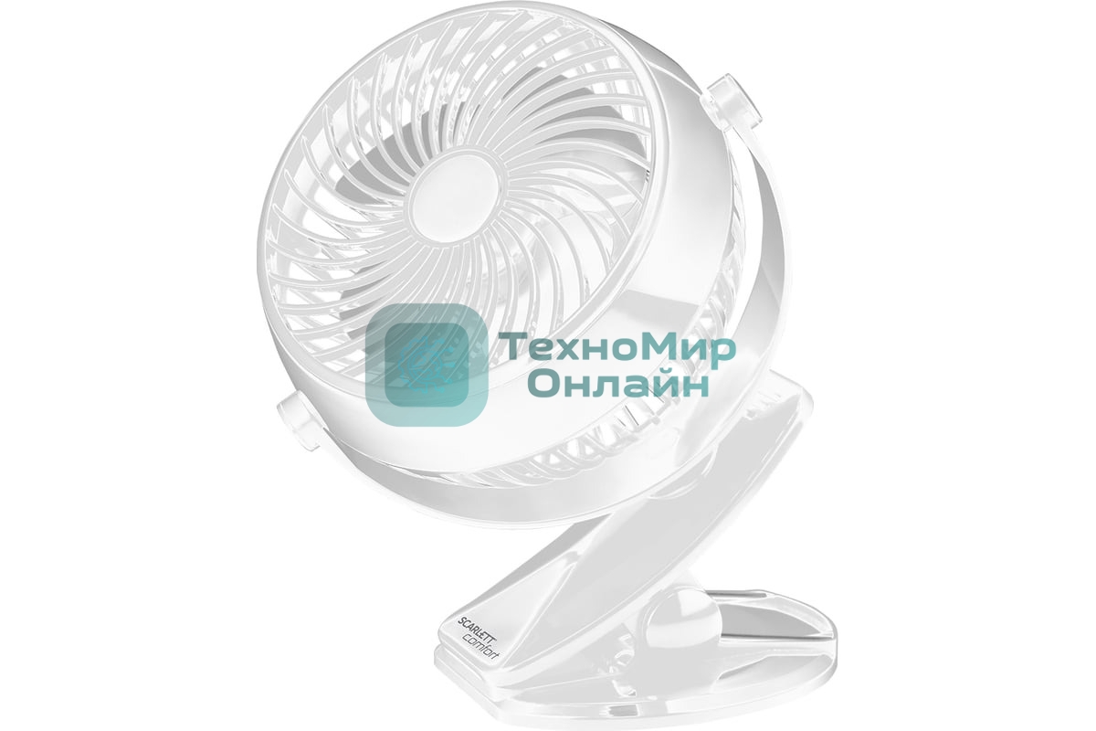 Вентиляторы настольные Scarlett SC-DF111S98 белый