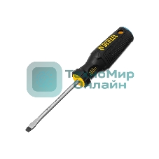 Отвертка Denzel SL6x100 мм, S2, 3к рукоятка