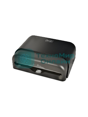 Диспенсер бумажных полотенец Puff-5140Bl черный, с замком, ABS-пластик