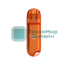 Флешка USB Maxvi P1 (FD64GBUSB20C10P1 orange), 64Gb, USB 2.0, R/W 12/5, оранжевый