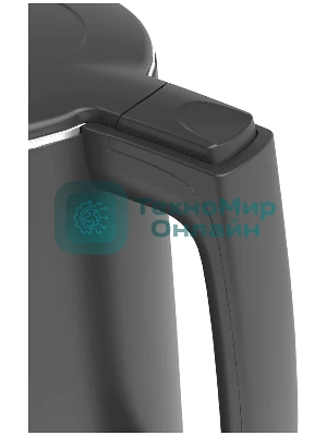 Чайник электрический Candy CK-400 1.7л. 2200Вт черный корпус: нерж.сталь/пластик (FM04WKM00RU)