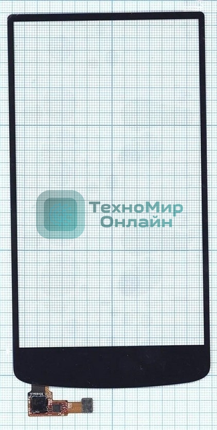 Сенсорное стекло (тачскрин) для OPPO N1, черное