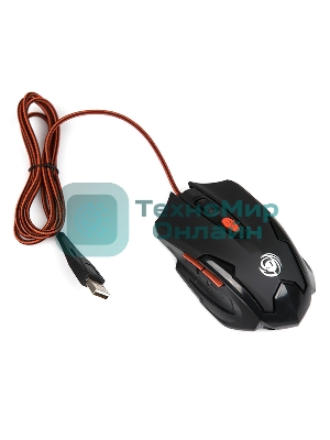 Мышь проводная Dialog Gan-Kata MGK-10U черный, 2400 dpi, USB, кнопки - 6