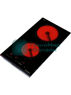 Электрическая варочная панель Hyundai HHE 3286 BG черный