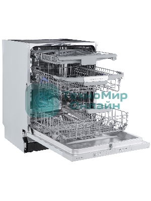 Встраиваемая посудомоечная машина Zigmund & Shtain DW 306.6, серый, 59.8 см, 14 компл., 49 дБ, класс A+++
