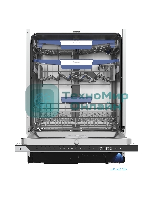 Встраиваемая посудомоечная машина Бирюса DWB-614/5, белый, 59.8 см, 12 компл., 49 дБ, класс A++