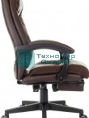 Кресло Бюрократ CH-824MSG-BF коричневый, экокожа