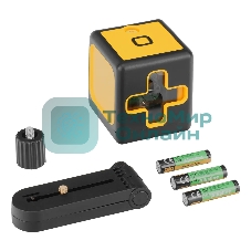 Лазерный уровень Denzel DQB, 30 м, зеленый луч, батарейки, сумка