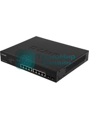 Коммутатор D-Link DGS-1100-10MPPV2/A 8G 2SFP 8PoE+ настраиваемый