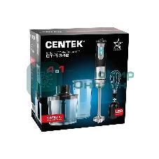 Блендер погружной Centek CT-1342 1400 Вт, черный/стальной