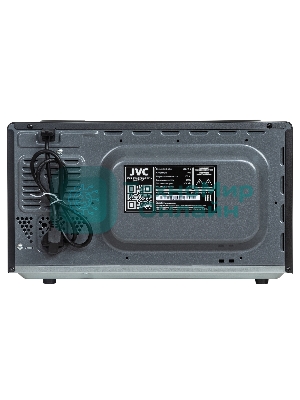 Микроволновая печь JVC JK-MW270D черный, 20 л, 700 Вт, переключатели - кнопки, поворотный механизм