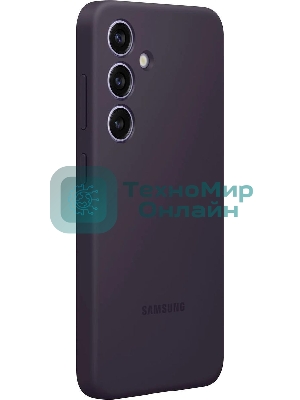 Чехол (клип-кейс) Samsung для Samsung Galaxy S24 Silicone Case S24 темно-фиолетовый (EF-PS921TEEGRU)