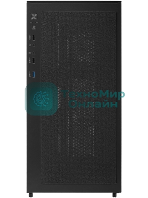 Компьютерный корпус Ocypus Gamma C72 BK ATX/win/black/no PSU/Tempered Glass