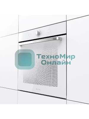 Электрическая духовка Gorenje BOS67371SYW 60 см, 77 л, Коллекция: Simplicity, Очистка паром AquaClean, 12 режимов, белый
