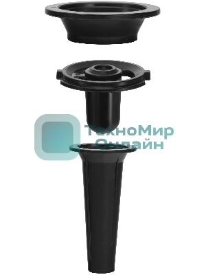 Мясорубка электрическая Polaris PMG 2582 черный, 2500 Вт, 2.7 кг/мин, реверс, защита от перегрузки, металлический лоток, насадки - 5