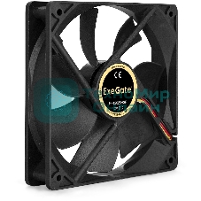Вентилятор для корпуса ExeGate EX12025H3P черный, 120 мм, 1500 об/мин, 25 дБ, 3 pin