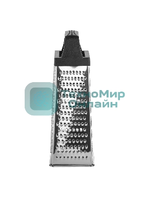 Терка LARA LR07-50 4 поверхности, высота 20 см, нерж. сталь, ручка