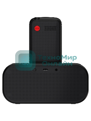 Мобильный телефон Maxvi RT-04 + док-станция, черный