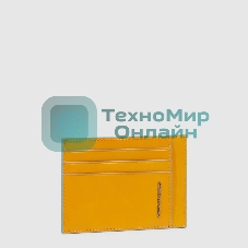 Картхолдер Piquadro Blue Square PP2762B2R/G шафрановый, натуральная кожа