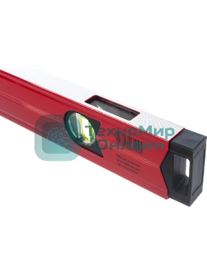 Уровень алюминиевый Matrix магнитный, 1000 мм, фрезерованный, 3 глазка, усиленный