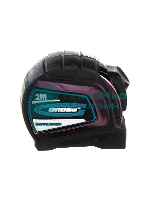 Рулетка Gross 31121''doppelhaken'' 2м x 16мм односторонний зацеп нейлон двуст. шкала автоматич