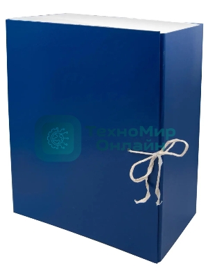 Короб архивный 2 завязки Silwerhof КБЗ-2-120P, бумвинил, корешок 120мм, разобранный A4, ассорти