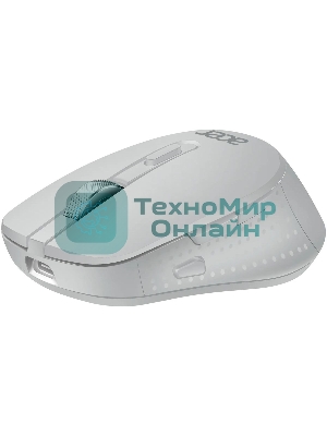 Мышь беспроводная Acer OMR310 светло-серый, 1600 dpi, радиоканал, Bluetooth, USB, кнопки - 7