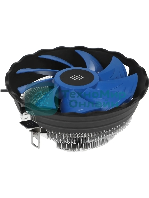 Кулер для процессора Digma D-CPC95-2 синий/черный, 120 мм, алюминий, 1500 об/мин, 29 дБ, 3 pin, 95 Вт, 66 мм